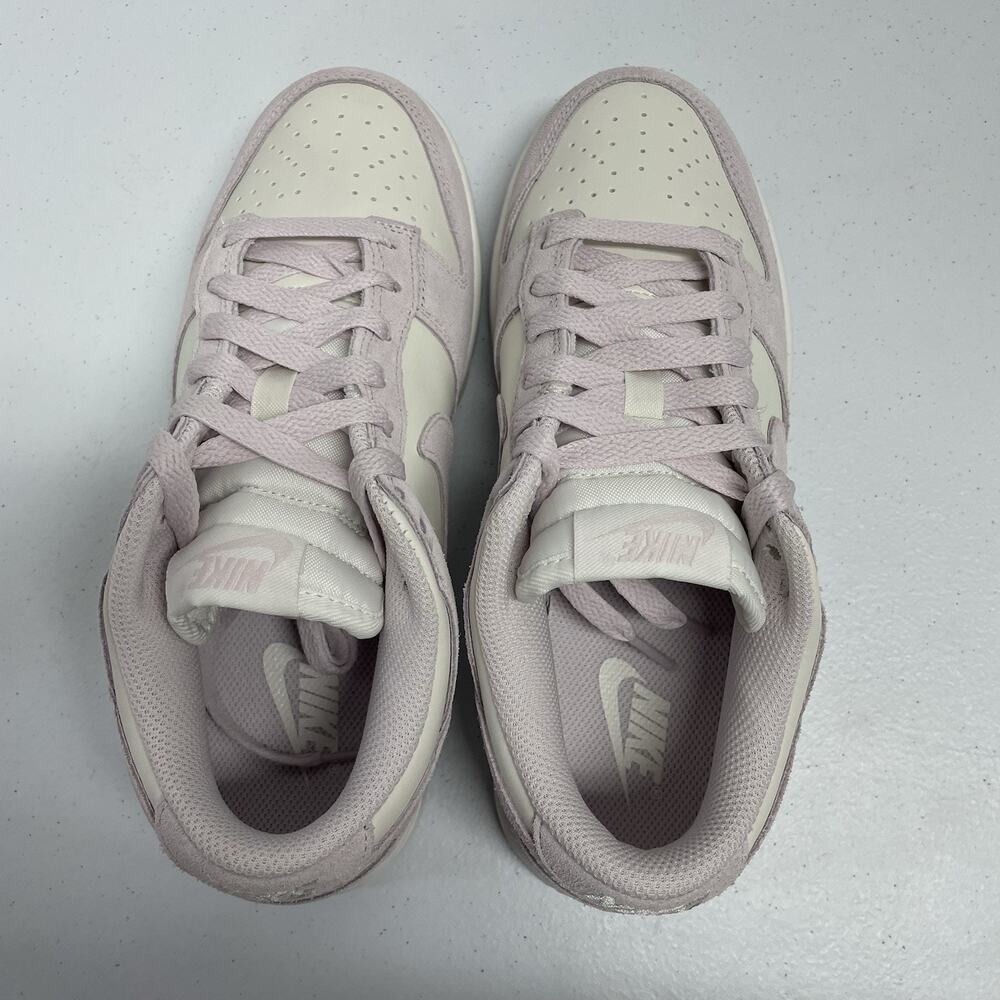 Nike Dunk Low Sail Pearl Pink IO4244 100 Size 9 Women White Low Top Sneaker - Picture 3 of 7